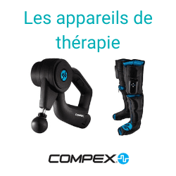 les appareils de thérapie de la marque compex