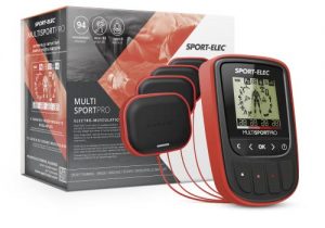 je vous parle de l'électrostimulateur à électrode sport elec rouge