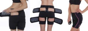 position des électrodes du short électrostimulateur fessier slendertone