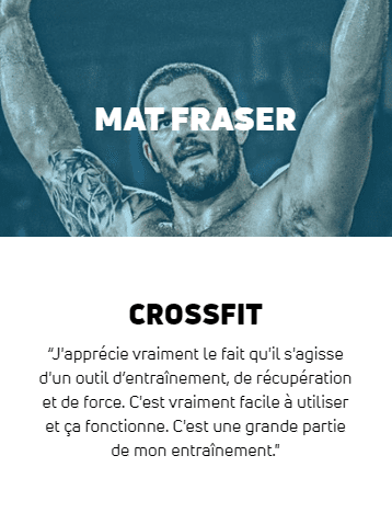 témoignage de lat fraser sur la qualité des appareils compex