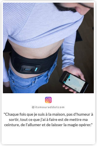 avis d'un homme qui utilise la ceinture abdominal