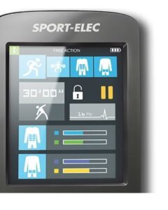 visuel des programmes du boitier sport elec