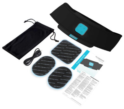 le contenu du pack de la ceinture slendertone evolve abs