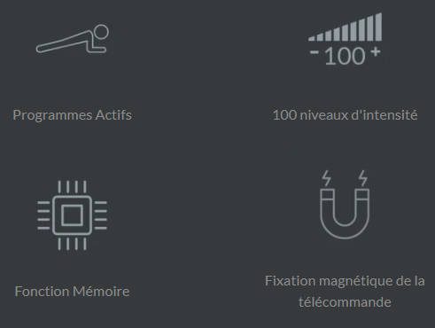 les différents programmes de la evolve abs