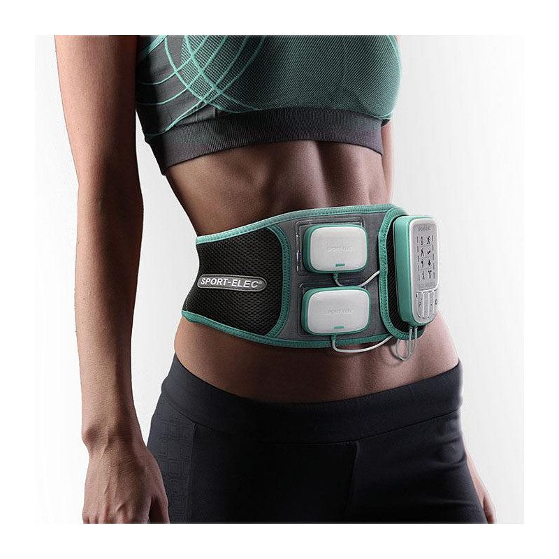 femme qui utilise la ceinture abdominale body beautiful