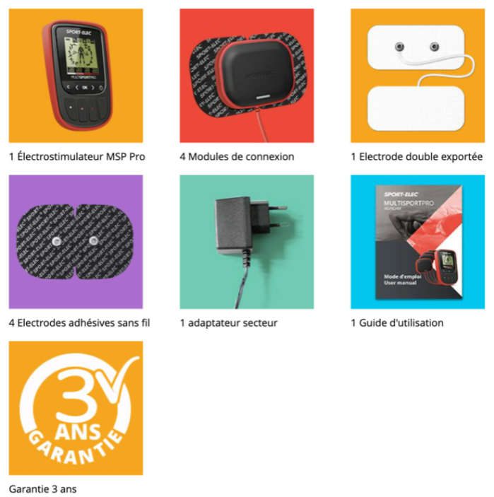 contenu du pack multisport pro