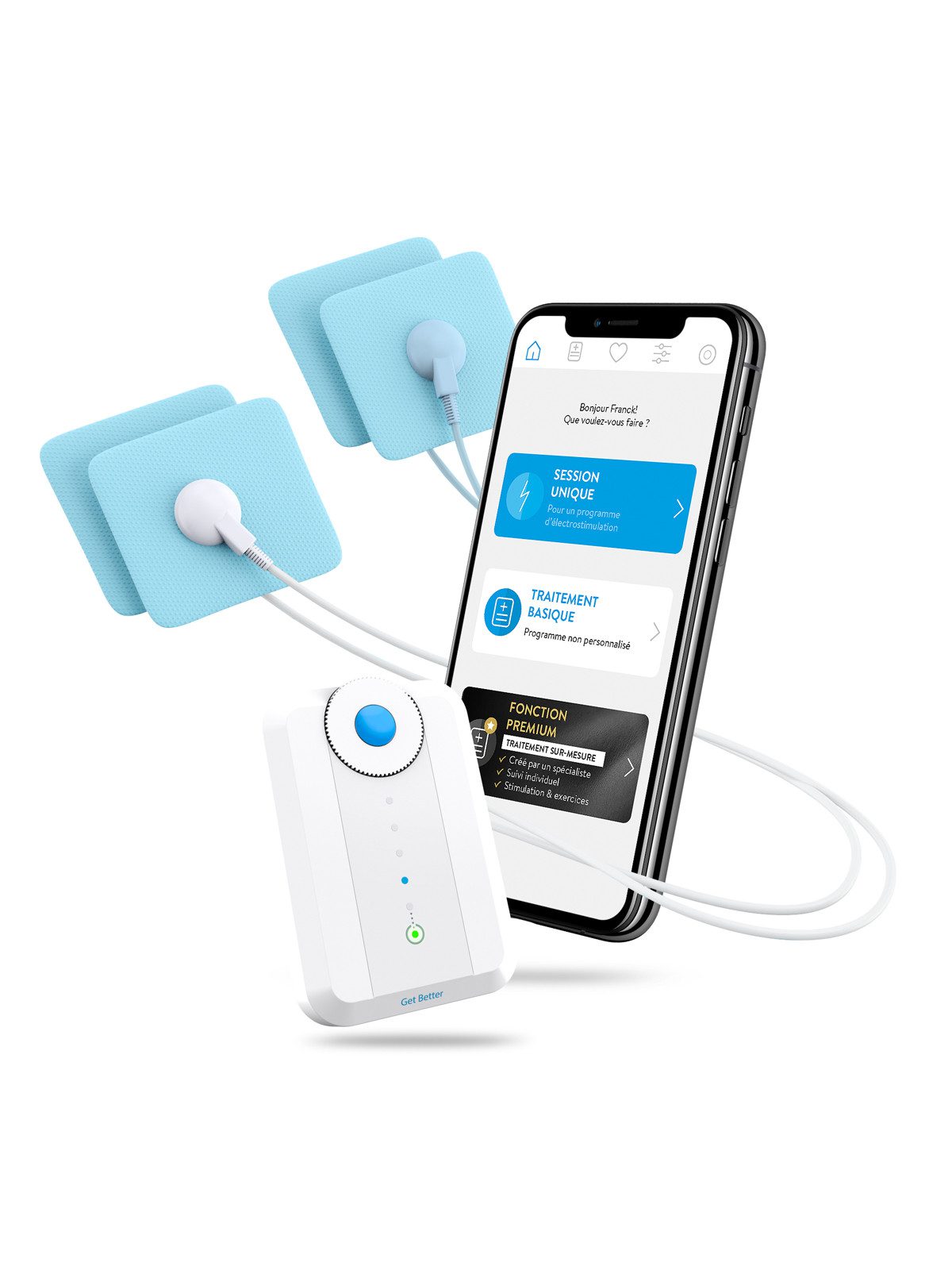 bluetens classic et son application mobile