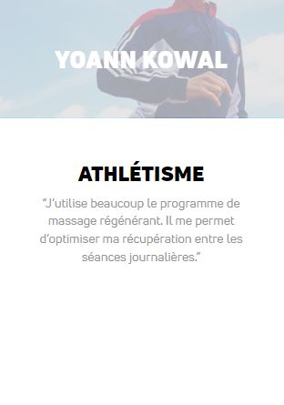 témoignage de client satisfait des stimulateurs musculaires Compex