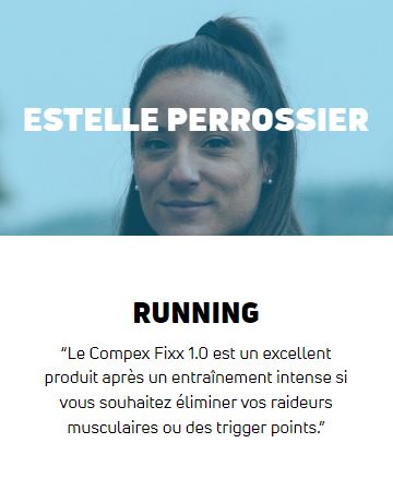 l'avis d'une sportive qui utilise le compex fixx 1.0