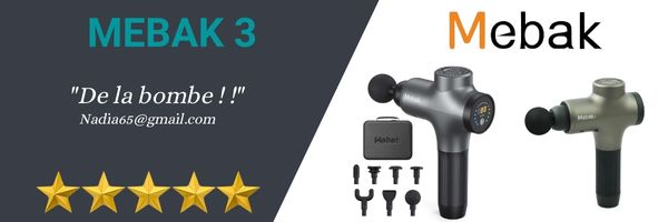 acheter pistolet de massage Mebak 3