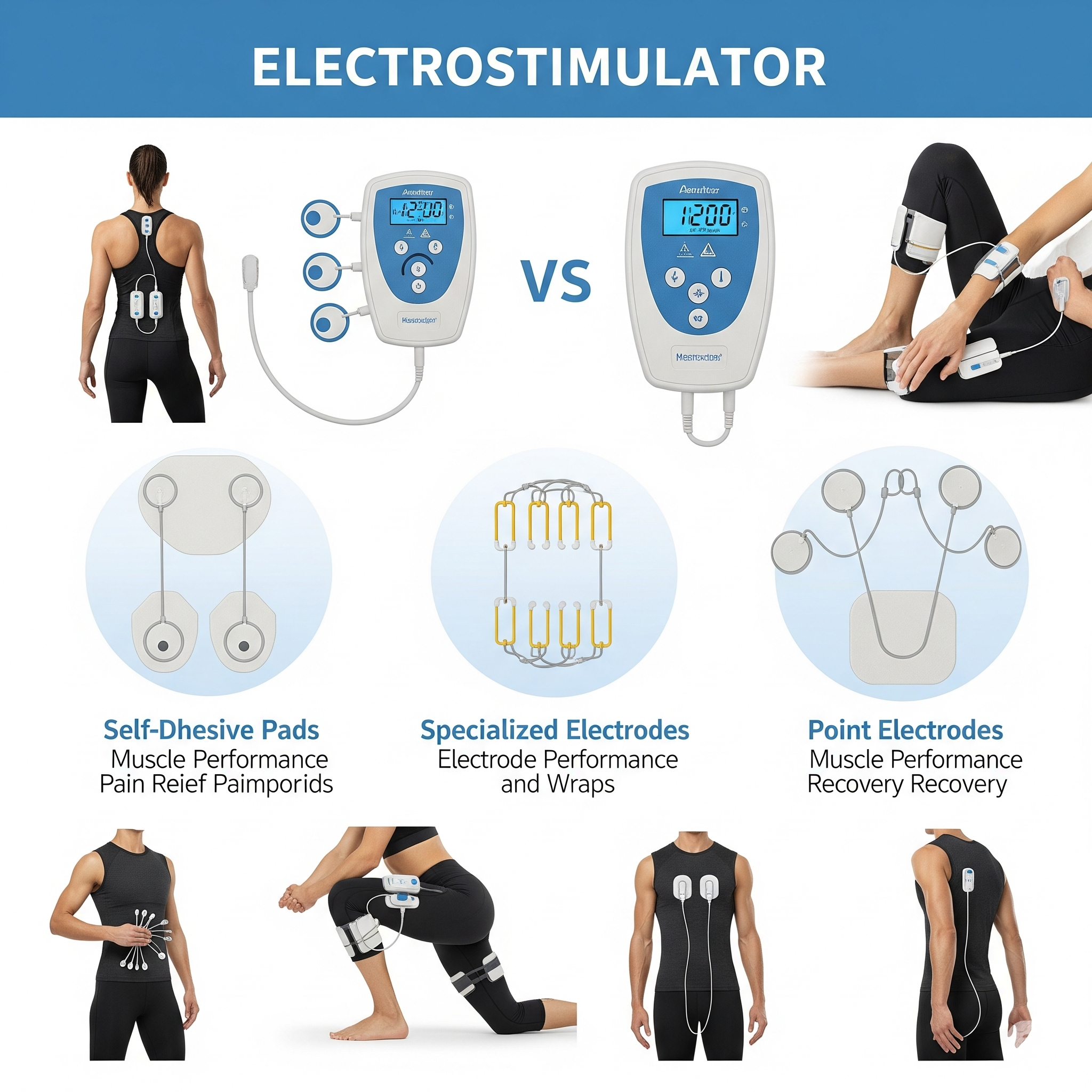 Électrostimulation comparatif